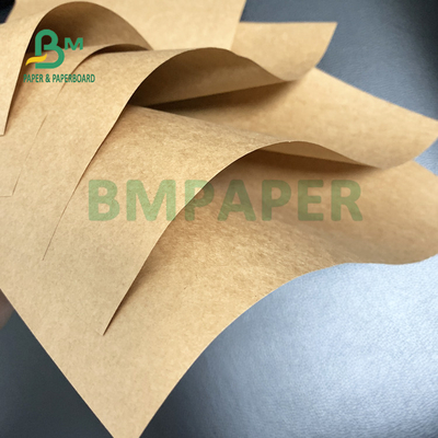 80gsm Dark Brown Kraft Liner Paper For Rice Bags High Strength