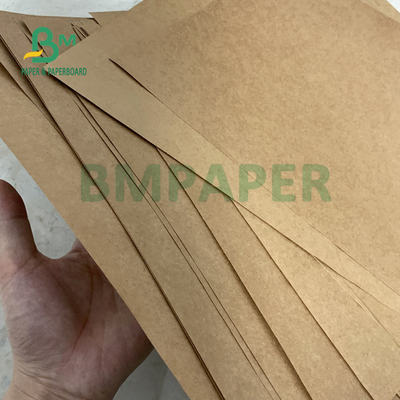 90gsm Sack Brown Kraft Liner Paper Jumbo Roll Uncoated &amp; Smooth