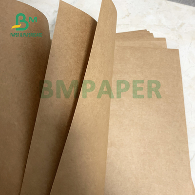 90gsm Sack Brown Kraft Liner Paper Jumbo Roll Uncoated &amp; Smooth