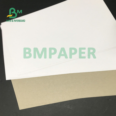 245gsm White Coated Grey Back Duplex Board For Cards  Folding Resistance