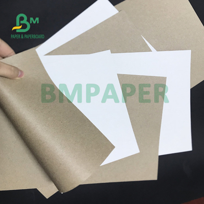 245gsm White Coated Grey Back Duplex Board For Cards  Folding Resistance