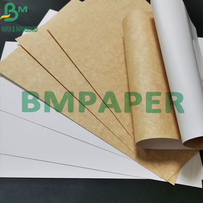 250g Moisture - Proof Food Grade White Coated Kraft Paper With Brown Back