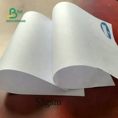 86cm 103cm Virgin Material 53gsm 55gsm White Woodfree Paper For Printing