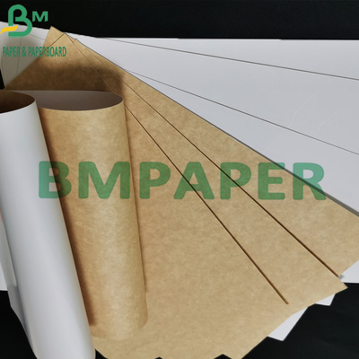 230gsm Brown Bottom Of White Coated Eco - friendly Liner Kraft Paper For Packing