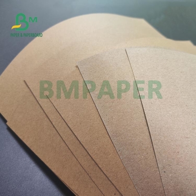 110gsm Brown Test Liner For Carton Boxes 120cm High Strength Recycled Pulp