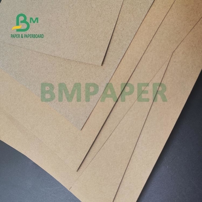 110gsm Brown Test Liner For Carton Boxes 120cm High Strength Recycled Pulp