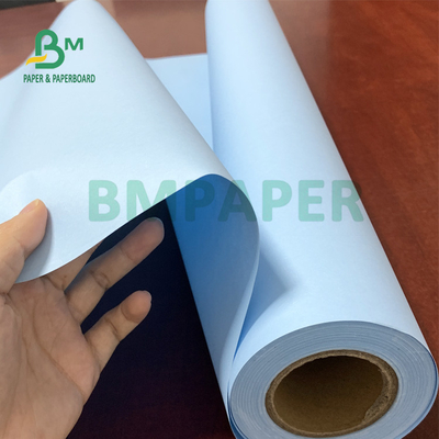 80gsm 3'' Blue Engineering Plotter Paper For Machinery 610mm X 150m