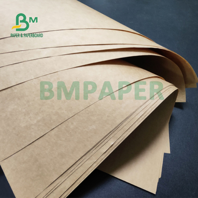 75gsm 80gsm Brown Cement Bag Kraft Paper Strong Burst Resistance 69 x 100cm