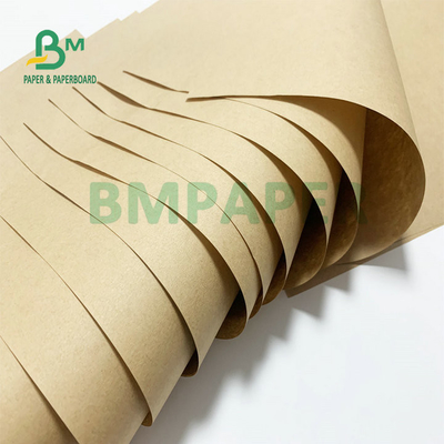 Wood Pulp Uncoated 75gsm 80gsm Brown Natural Kraft Paper To Produce Cement Bags