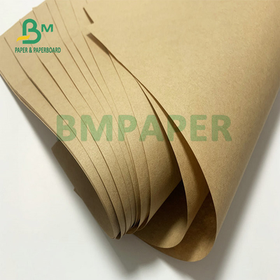 Wood Pulp Uncoated 75gsm 80gsm Brown Natural Kraft Paper To Produce Cement Bags