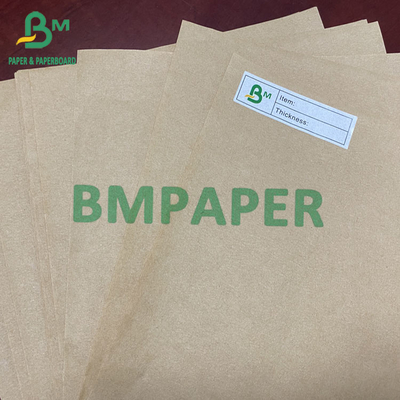 70gsm 80gsm Extensible Kraft Paper Rolls For Brown Cement Bags High Weight Capacity