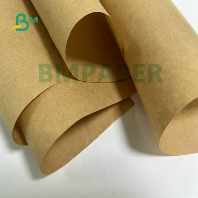 31 Inch 35 Inch 75gsm 85gsm Brown Kraft Semi Extensible Paper For Cements Bags