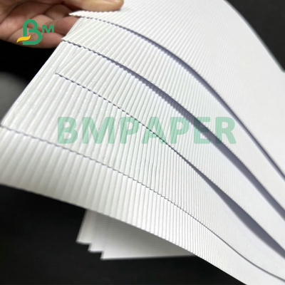 3 layer 100gsm + 100gsm + 100gsm White Single-face Corrugated Paper For Coffee sleeve 20 x 30cm