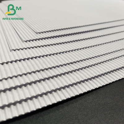 Stable Wide Applicability Two Layers Of White F Flute Paper 1mm For Cosmetic Products Packing