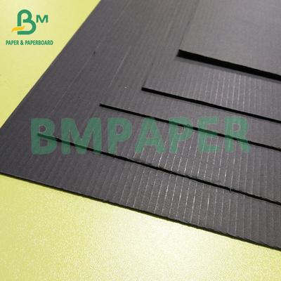 1.5MM 2MM E Pit 110+110+110 Black Card Triple Layer Flute Corrugated Cardboard For Paper Packing