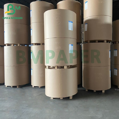 50gsm - 200gsm Sturdy Brown Kraft Paper Roll with Good Expansible