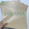 40gr Moisture Proof Premium Gift Packing One Side Glossy Brown Paper