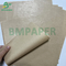 40gr Moisture Proof Premium Gift Packing One Side Glossy Brown Paper
