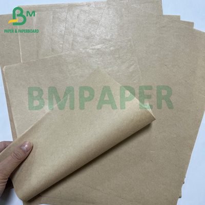 40gr Moisture Proof Premium Gift Packing One Side Glossy Brown Paper