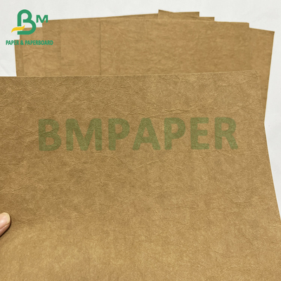 Washed 0.55mm Brown Washable Paper Sustainable Packaging Paper