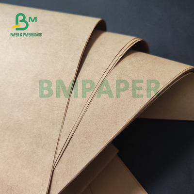 80g Brown White High Tensile Strength Kraft Sack Paper For Cement Bag 95 x 72 cm