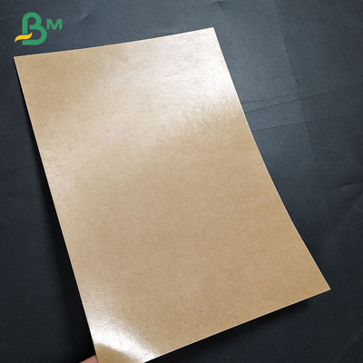 250 350gsm Food Grade Virgin Brown PE Lamination Kraft Paper