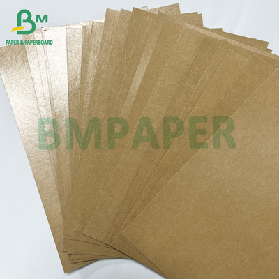 Food Safe 350gsm Brown Kraft + 15g PE Coated Laminated Paper Roll