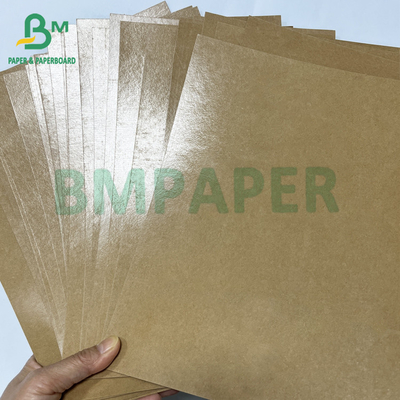 Food Safe 350gsm Brown Kraft + 15g PE Coated Laminated Paper Roll