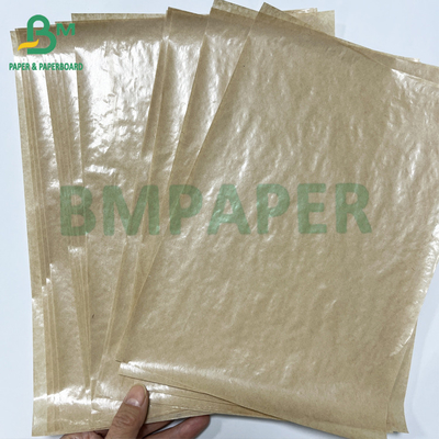 Oilproof Candy Fry Snack Brown Wrapping Kraft PE Coated Paper