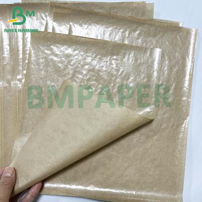 Oilproof Candy Fry Snack Brown Wrapping Kraft PE Coated Paper