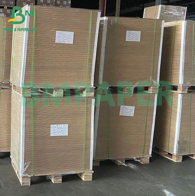 200gsm 250gsm Recycle Pulp rigid board with one face white 787mm×1092mm