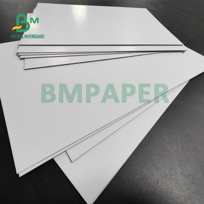 1mm 1.2mm Glossy Claycoated Board Two Side White For Signboard 72 x 102cm