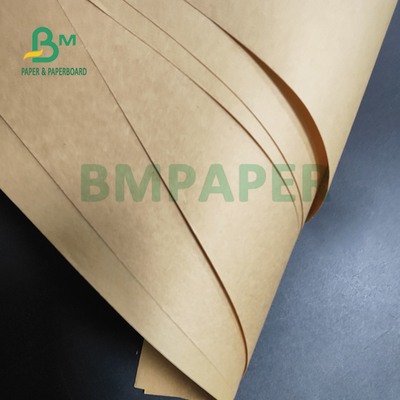 50 - 150g Food Grade Brown Kraft Paper For Takeaway Carrier Bag Lightweight