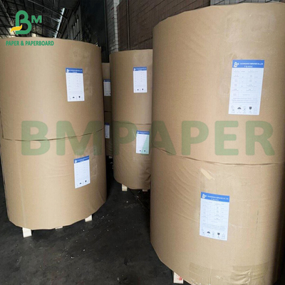 45gsm - 150gsm High Strength Natural Brown Kraft Paper For Bags Making