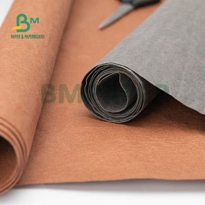 0.55mm 0.6mm Washable Cellulose Fiber Kraft Paper For Flower Plant Pot