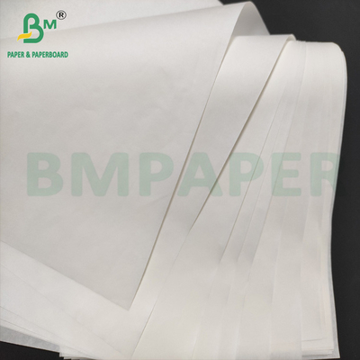 30 - 60gsm Machine Glazed MG Kraft Paper White Brown For Food Bags