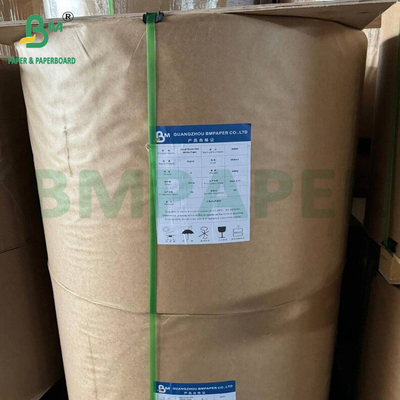 30 - 60gsm Machine Glazed MG Kraft Paper White Brown For Food Bags