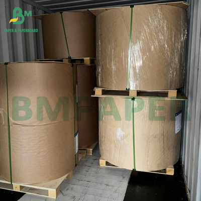 30 - 60gsm Machine Glazed MG Kraft Paper White Brown For Food Bags