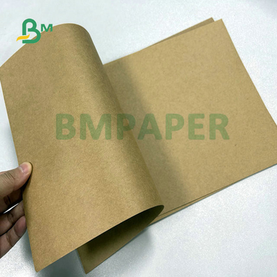 Recyclable 250gram 300gram 350gram Brown Kraft Wrapping Paper For Food Container Box  70cm 100cm