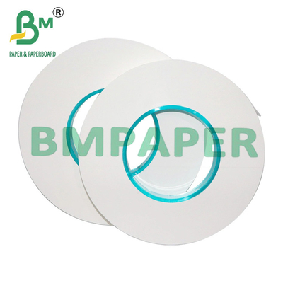 25mm x 1000m Food Grade Wrapping Straws White Paper With Jumbo Roll 28g