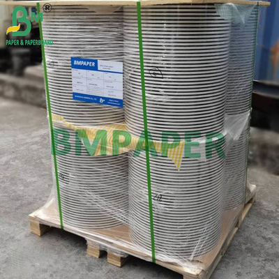 60gsm Food Grade Straw Paper Custom Stripes Colors Outer Paper 600mm 620mm Roll Wide 76mm Core