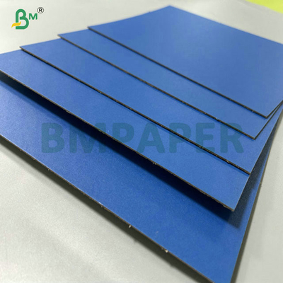 640 x 900mm 1mm 2mm Recycled Blue Card Board Grey Back  For Paper Folders