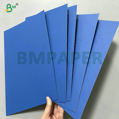 640 x 900mm 1mm 2mm Recycled Blue Card Board Grey Back  For Paper Folders
