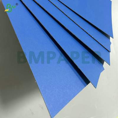 640 x 900mm 1mm 2mm Recycled Blue Card Board Grey Back  For Paper Folders