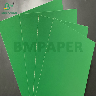 1.1mm 1.2mm Green Coated Lacquered Stiffness Paperboard Grey Back Hard Board