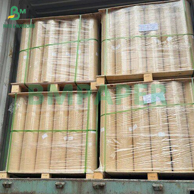 60gsm 100% Virgin Wood Pulp Brown Kraft Bags Paper For Food Packing