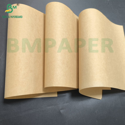 High Strength Paper Sack Paper Plain Brown 70gsm 80gsm Semi Extensible Kraft