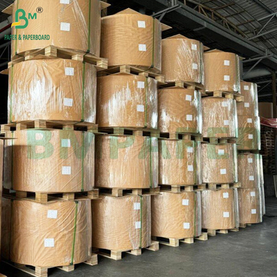 High Strength Paper Sack Paper Plain Brown 70gsm 80gsm Semi Extensible Kraft