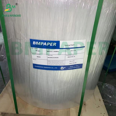 Transparent Tracing Paper 24 In X 50 Yds Sketch And Trace Roll White Color