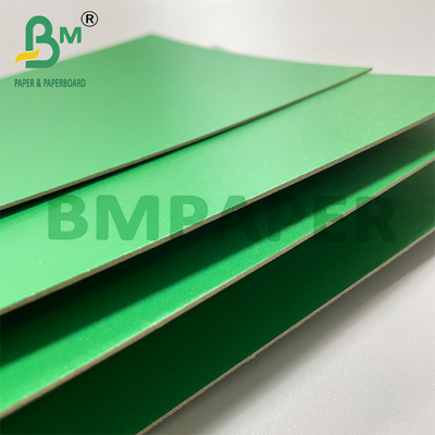 1.2mm 1.5mm Green Color Laminated Grey Back Board For Jewelry Box